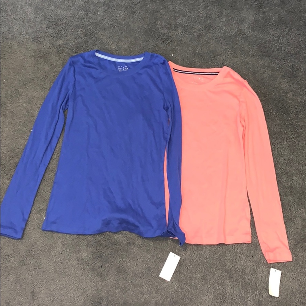 Two Sonoma Sleeping Shirts